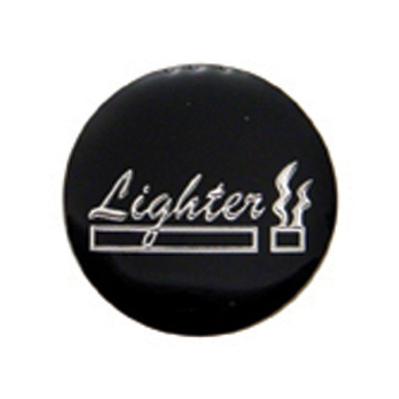 Lighter glossy sticker – fits chrome lighter knob