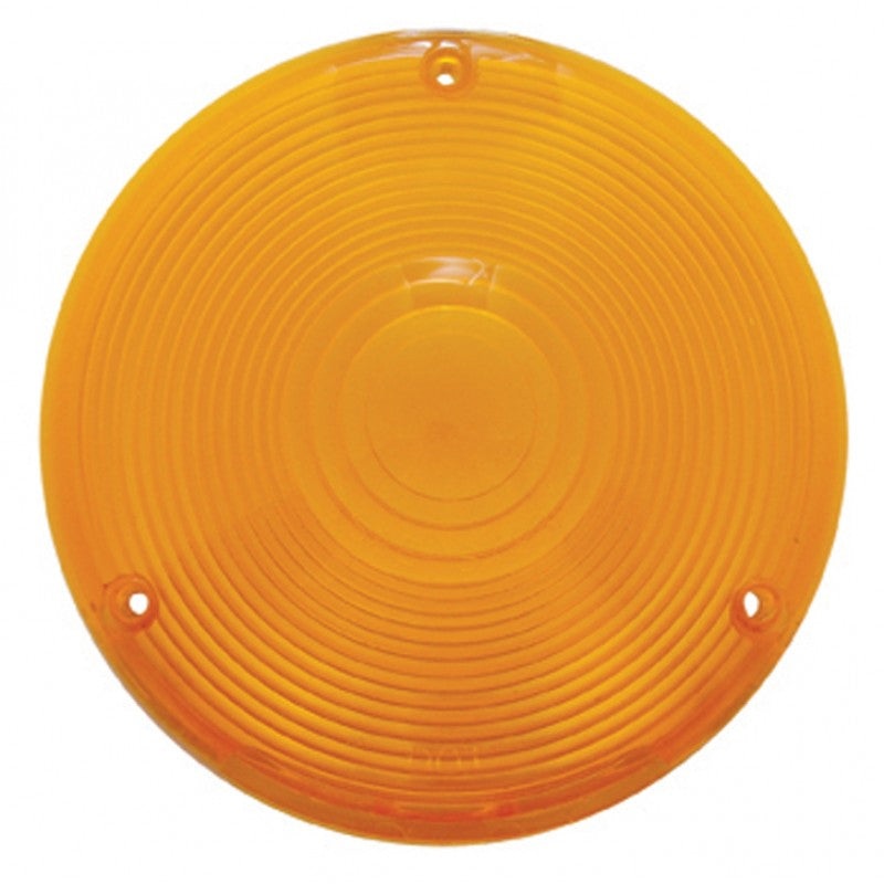 Plastic 3 screw lens for rear sleeper utility lights – Amber