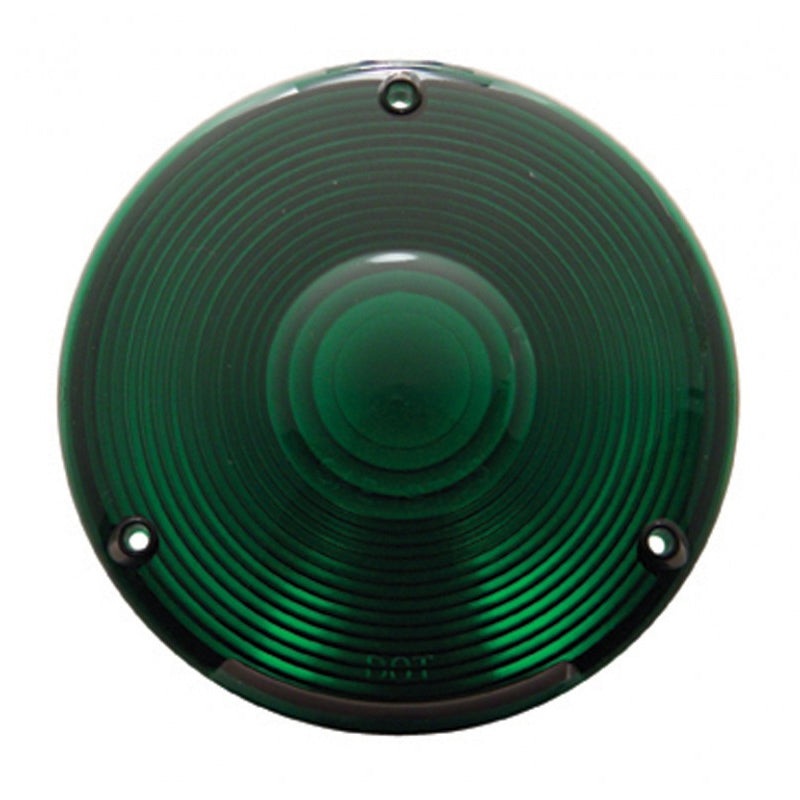 Plastic 3 screw lens for rear sleeper utility lights – Green