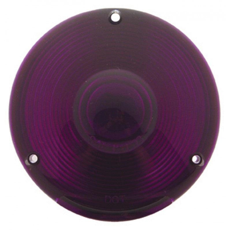 Plastic 3 screw lens for rear sleeper utility lights – Purple