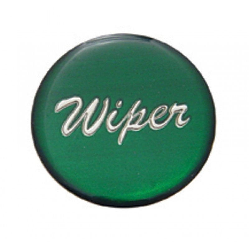 Wiper glossy sticker for small chrome dash knobs