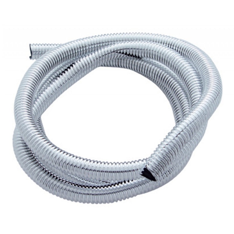 Chrome plastic 72 long wire loom – 1/2 Diameter
