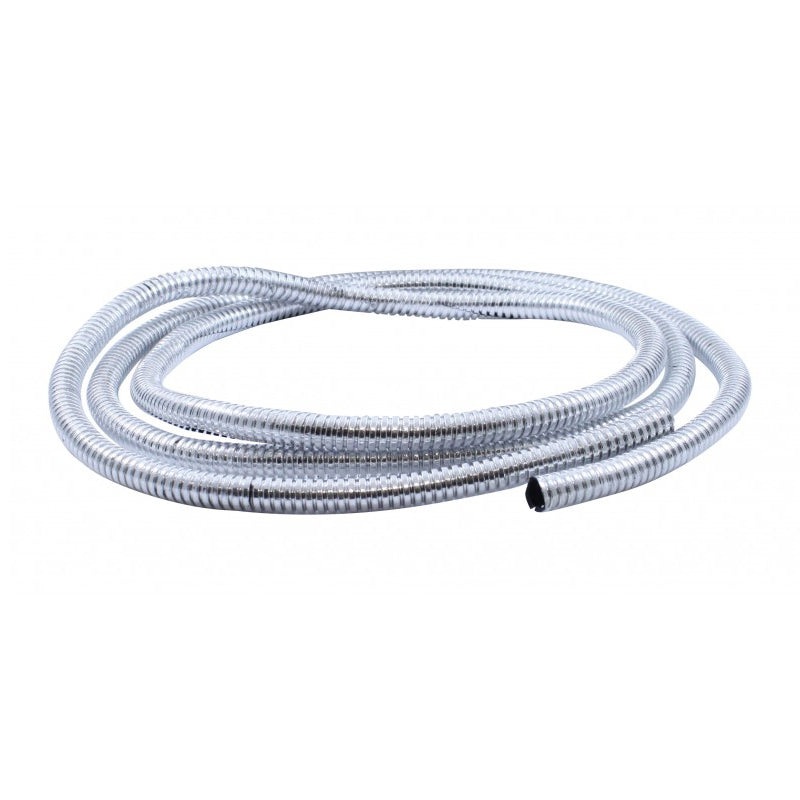 Chrome plastic 72 long wire loom – 1/4 Diameter