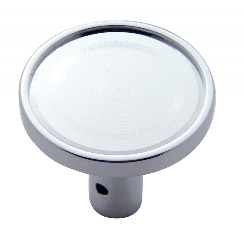 Chrome tractor/trailer air brake knob w/pin hole