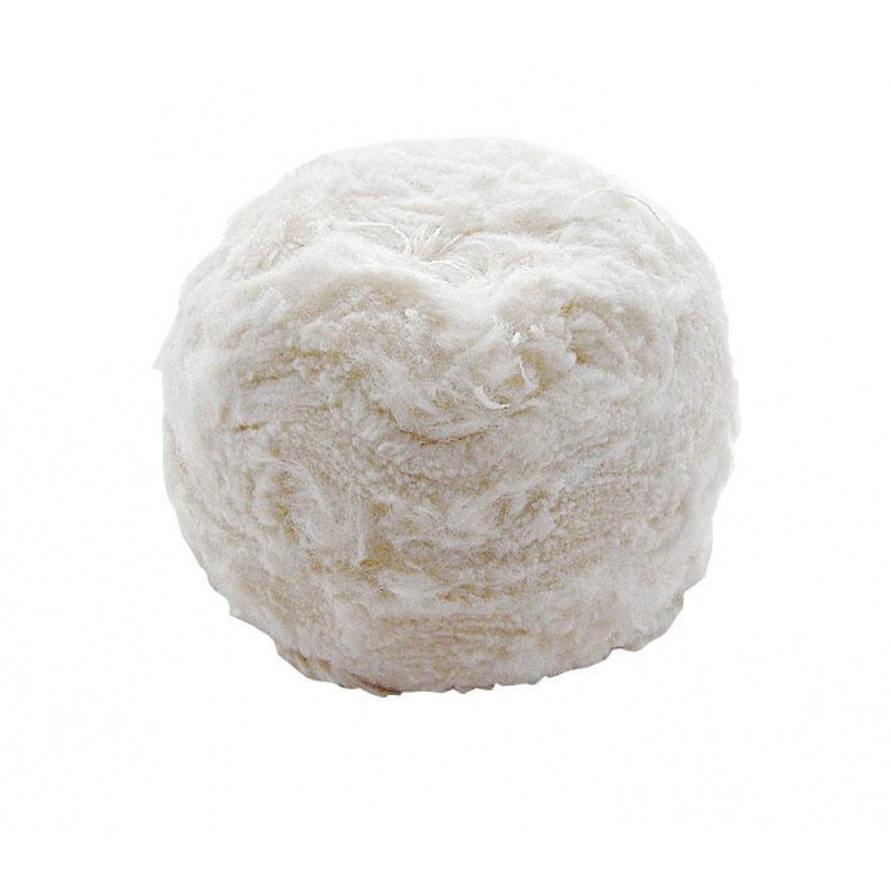 Round shape white muslin polishing wheel – 2 Round