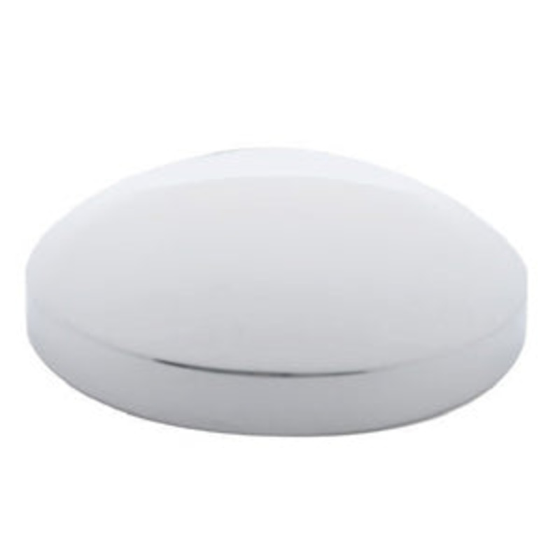 Stainless steel 8 diameter rear hubcap with 1 lip – dome