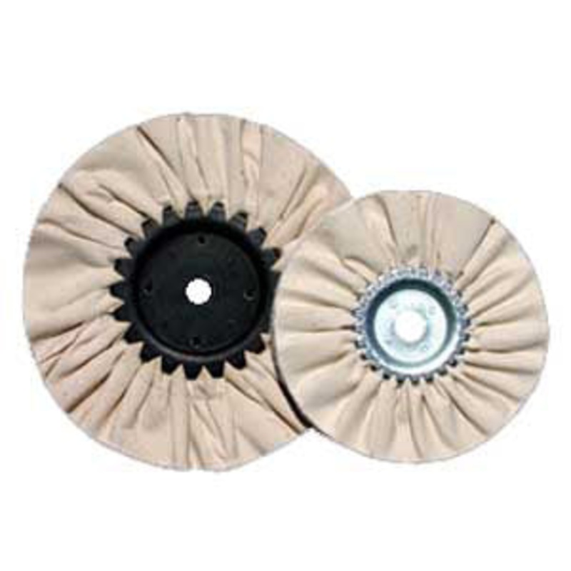 White resin treated polishing wheel – 6 diameter