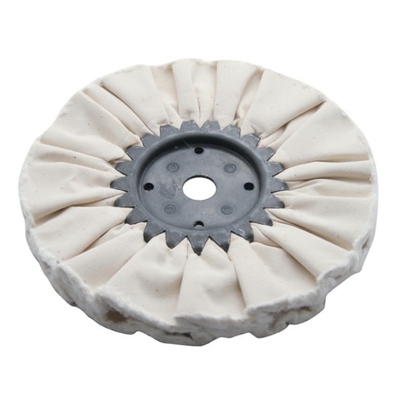 White resin treated polishing wheel – 8 diameter