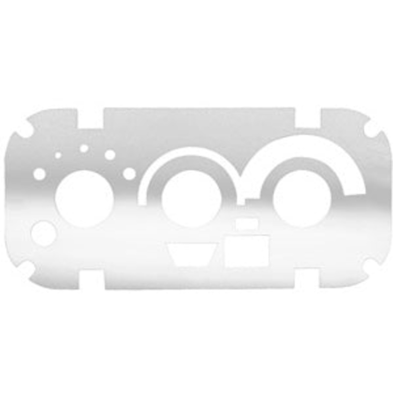 Woody’s Western Star Constellation air conditioner/heater plate w/2 switch holes