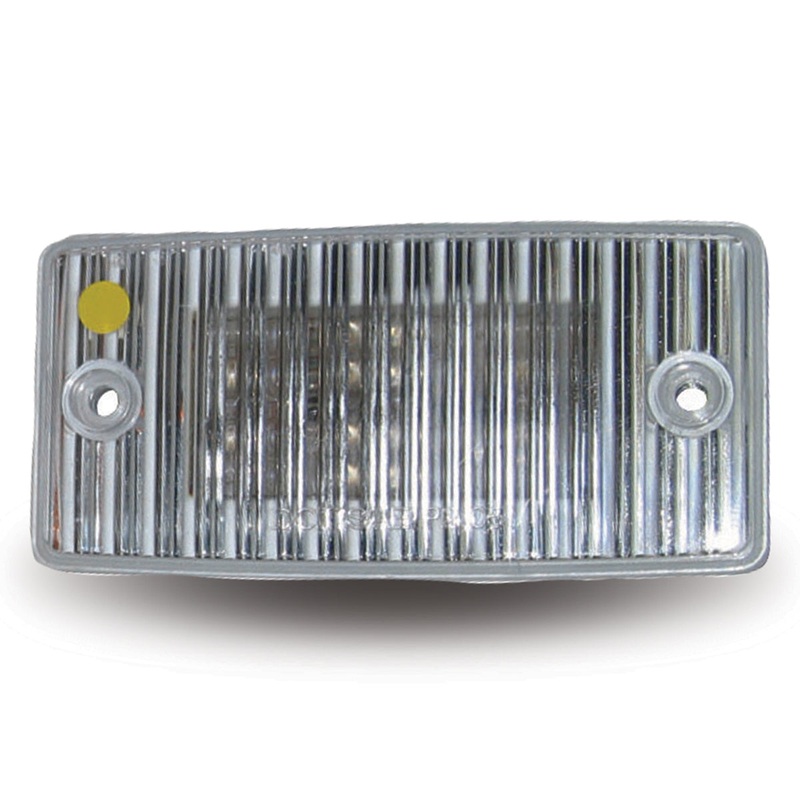 Amber 20 diode LED marker light for Freightliner visors – CLEAR lens