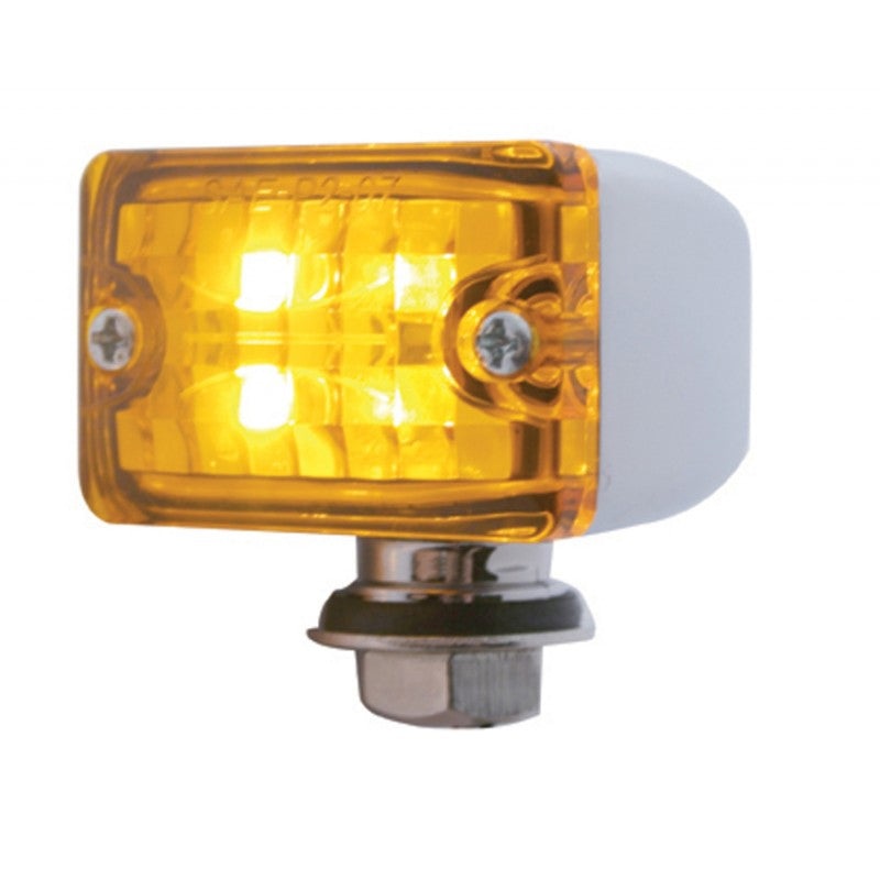 Amber 4 diode LED hot rod style turn signal light