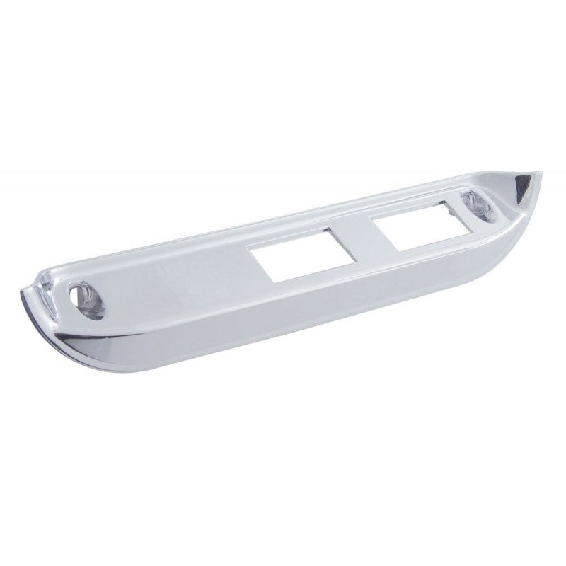 International chrome plastic door/window switch control panel – 2 Switch Holes