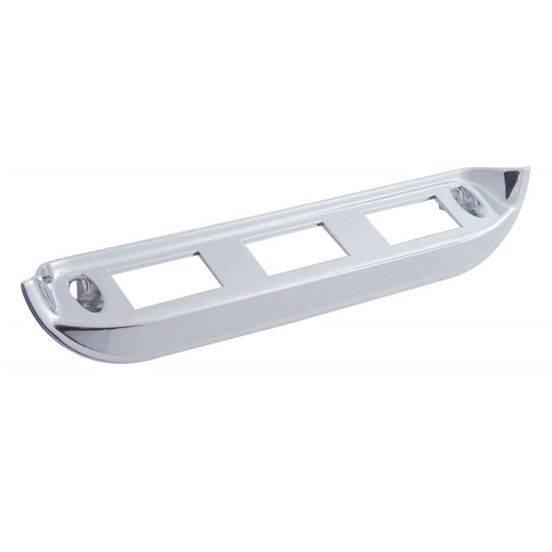 International chrome plastic door/window switch control panel – 3 Switch Holes