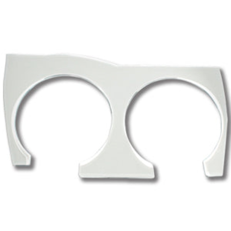 Kenworth 2006+ chrome plastic cup holder trim – glossy sticker