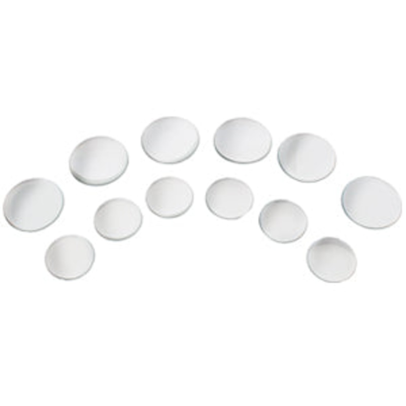 Kenworth W900 / T660 2006+ chrome plastic gauge hole plug cover set – 12 pieces, glossy sticker