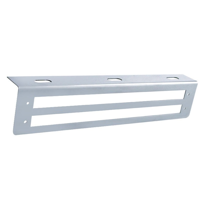 Stainless steel light bracket w/2 cutouts for 12 long light bars