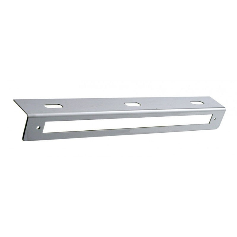 Stainless steel light bracket w/cutout for 12 long light bar