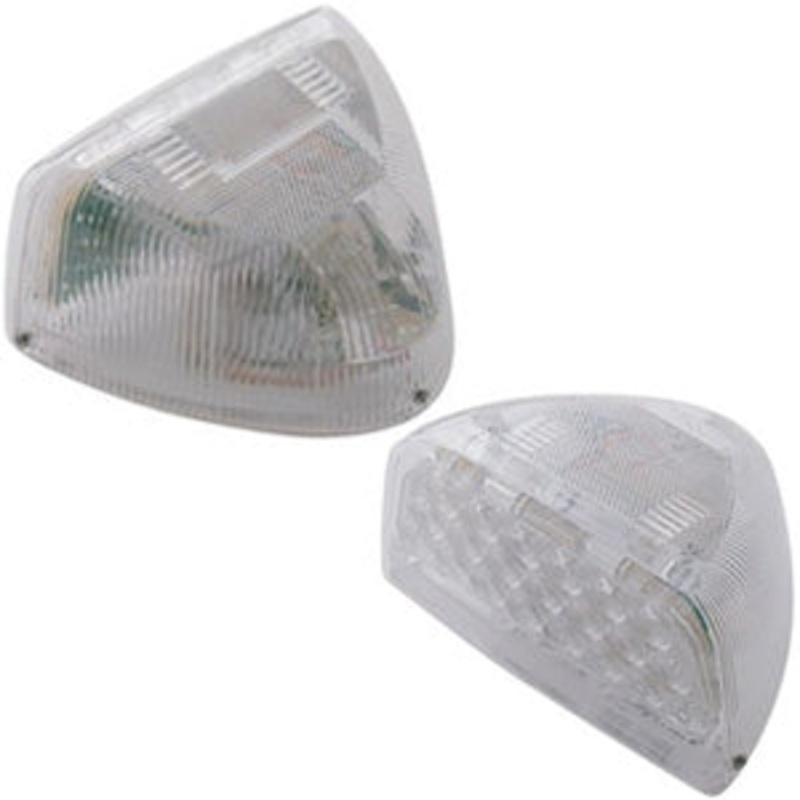 Amber 31 diode LED Peterbilt dual headlight turn signal – CLEAR lens