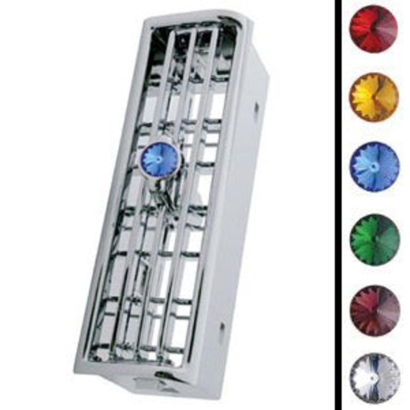 Freightliner Century/Columbia chrome plastic air conditioner dash vent with jewel
