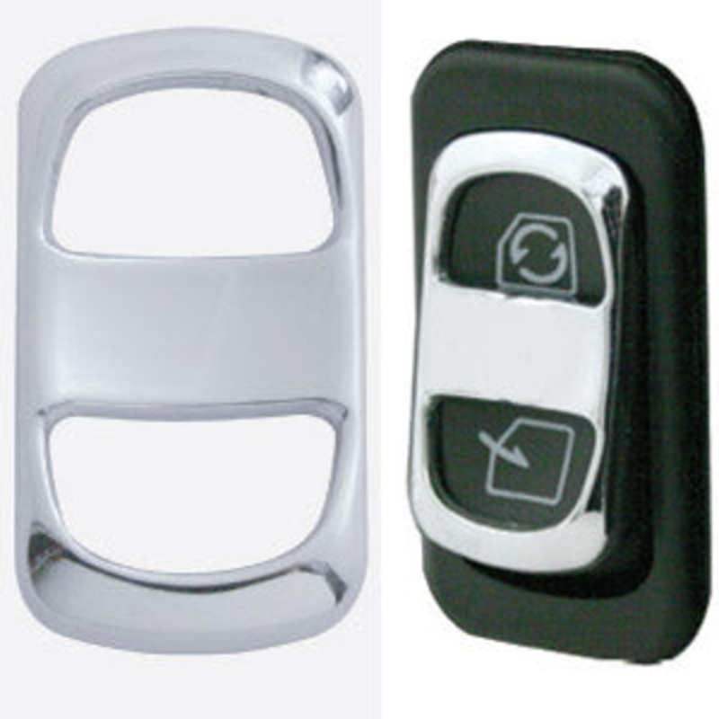Freightliner Century/Columbia chrome plastic rocker switch cover – 3/PACK