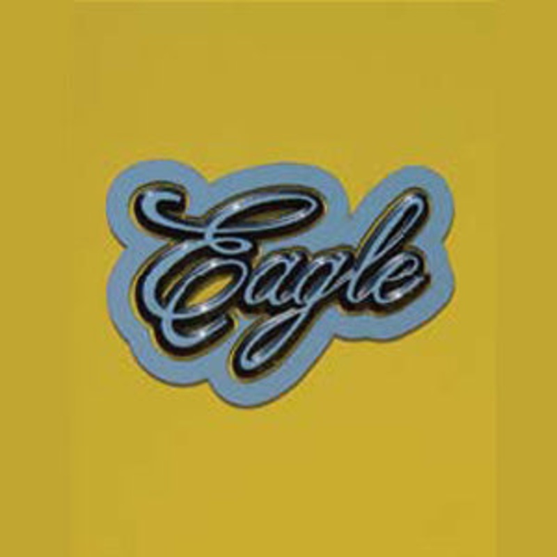 International Eagle stainless steel logo trim – PAIR