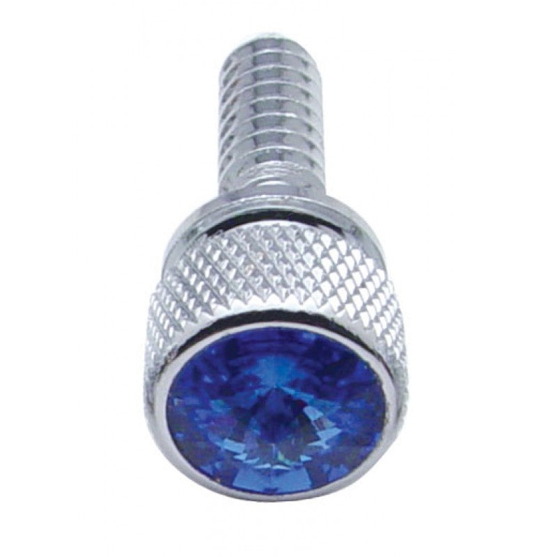 Peterbilt -2000 chrome dash screw with jewel – 14/PACK