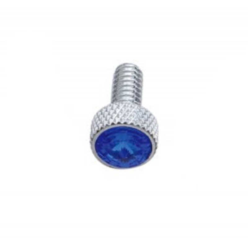 Peterbilt 2001-06 small chrome dash screw w/jewel – PAIR