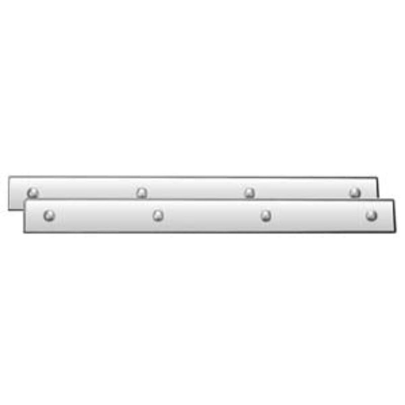 20 stainless steel top mudflap plate w/4 bolt-through holes – PAIR