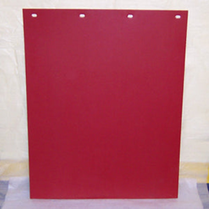 24 x 30 bright colored plastic mudflap – Bright Red
