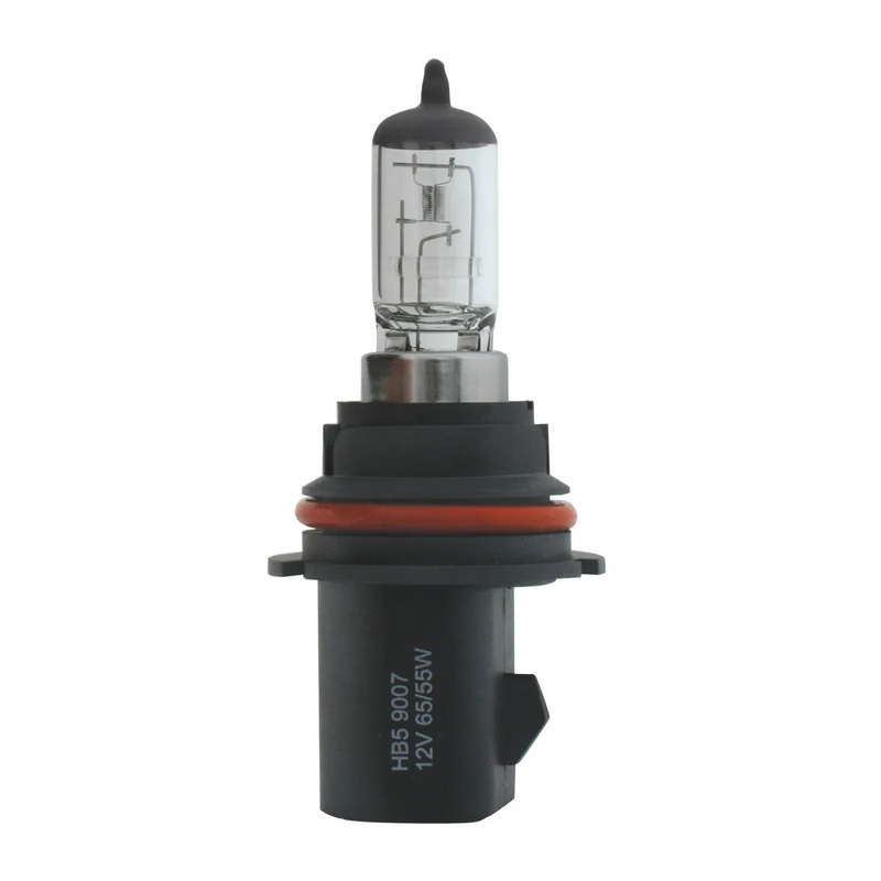 #9007 halogen headlight bulb – PAIR, Clear – 100/80 watts