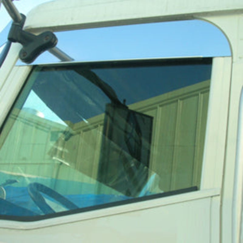 International I-Model stainless steel 5 chopped look door trim – PAIR