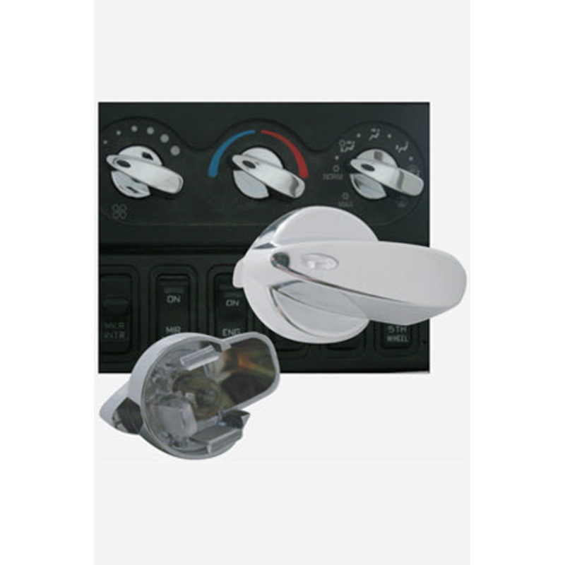 International Prostar/Lonestar chrome plastic air conditioner/heater knob