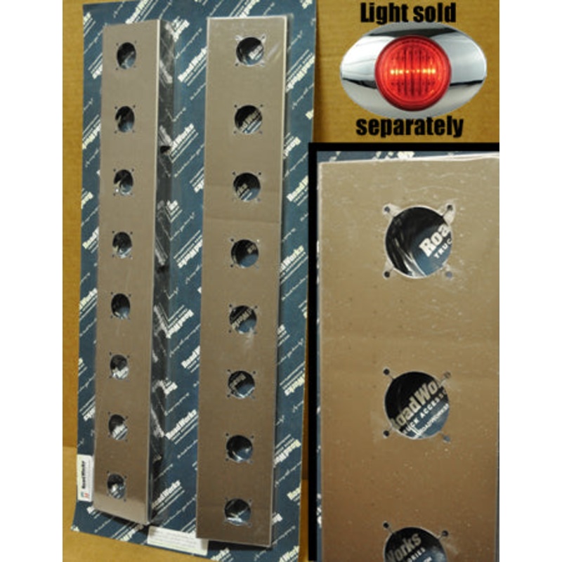 Peterbilt 15 premium Donaldson rear air cleaner brackets w/16 Panelite M3 light holes – PAIR