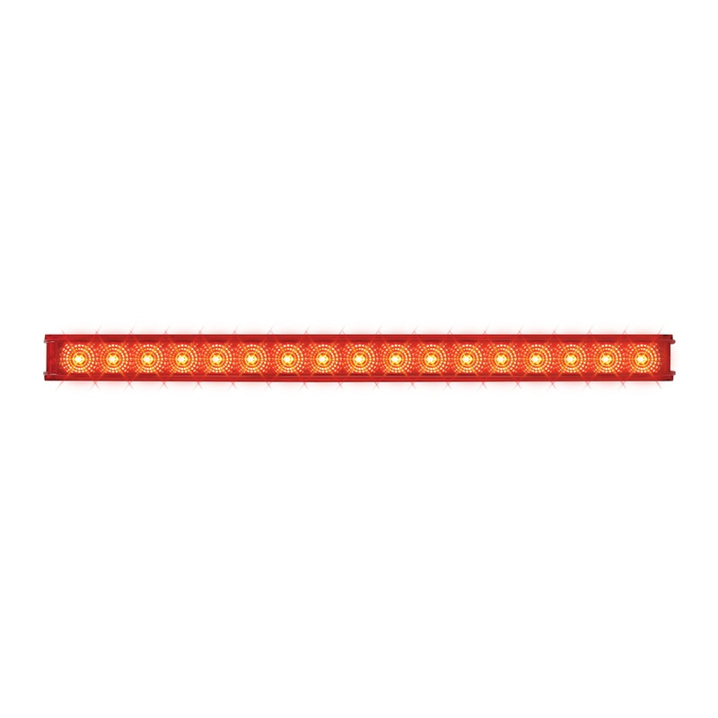 Spyder 20 Red 17 diode LED turn signal light bar