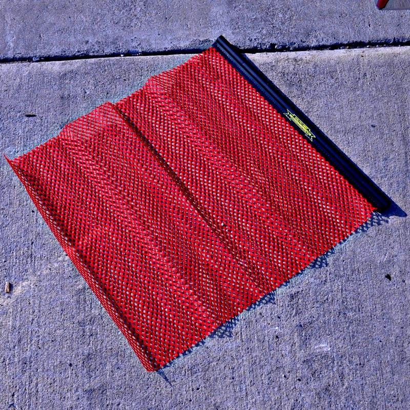 18 red oversize load replacement flag for quickmount system