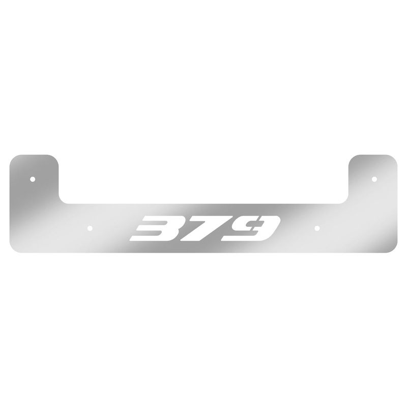 379 24 stainless steel U-shaped mudflap weights w/backs- PAIR