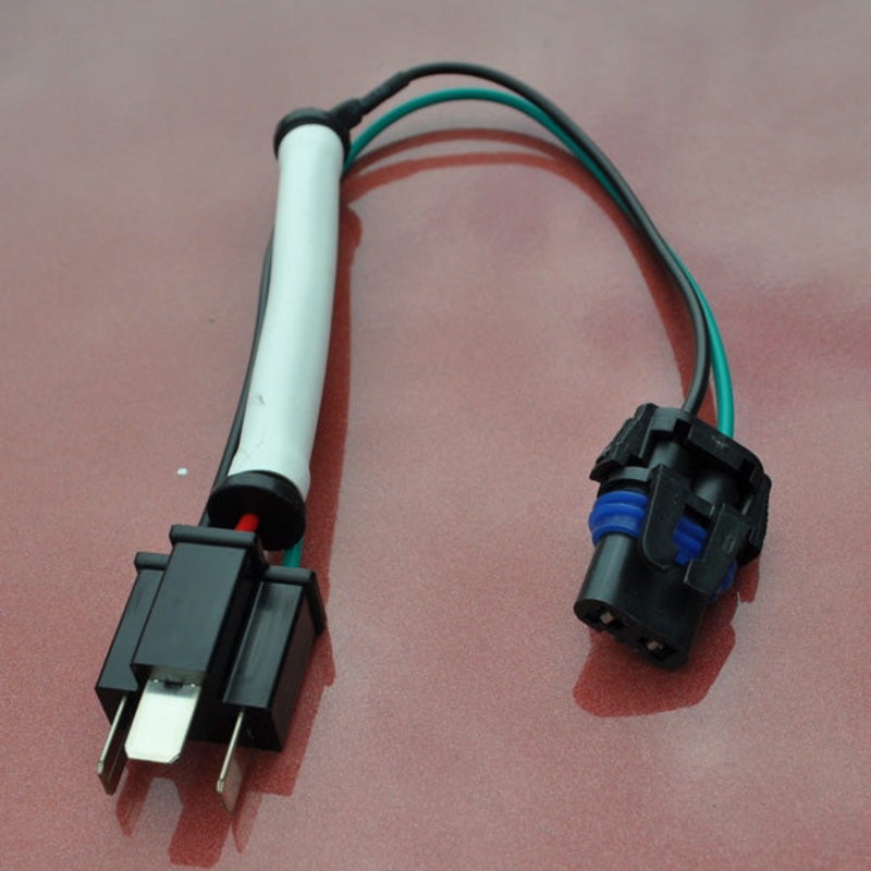 9005 to H4 headlight adapter harness – High or Low Beam