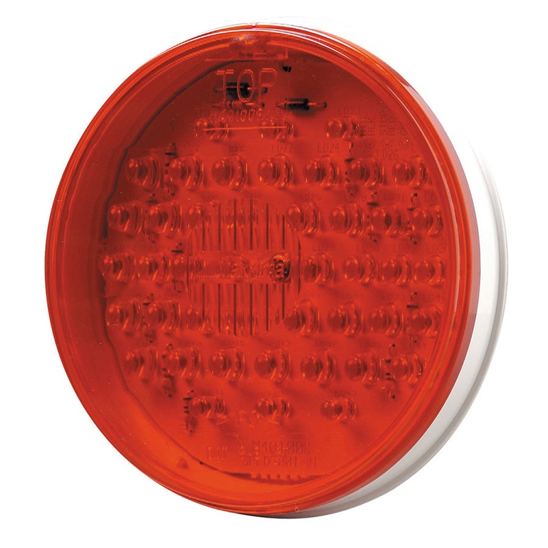 Maxxima Red 4 round 44 diode LED stop/turn/tail light