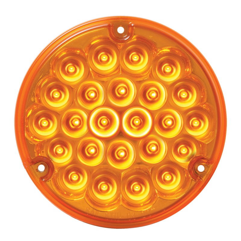 Pearl 4 LED sleeper load light w/1156 plug – Amber
