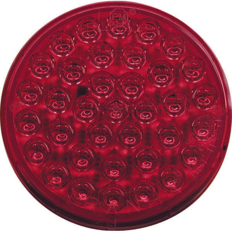 Piranha Red 4 round 36 diode LED stop/turn/tail light