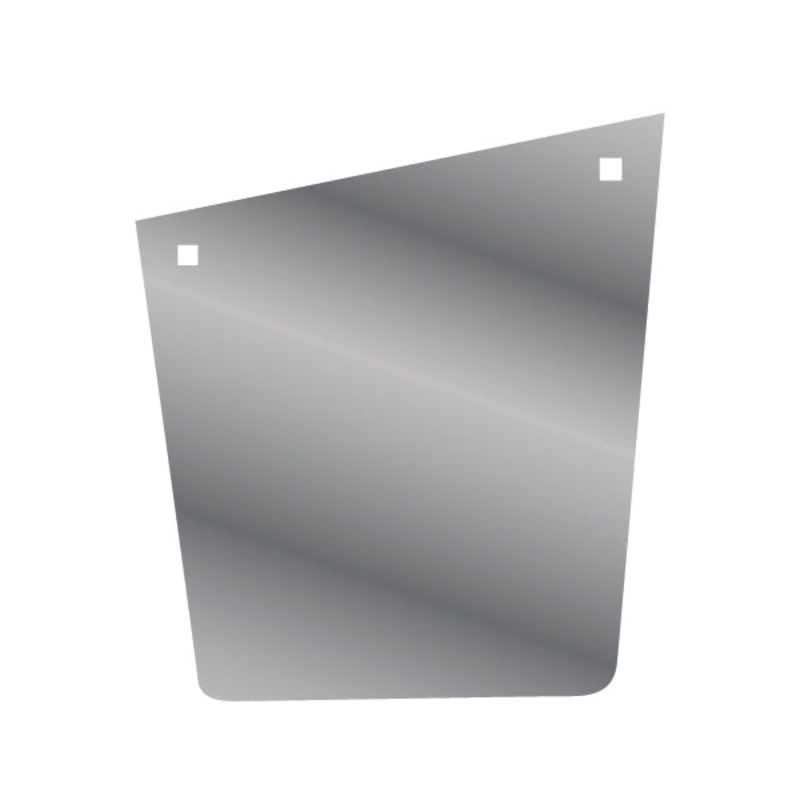 Stainless steel mudflap anti-sail panels for angled hangers – PAIR