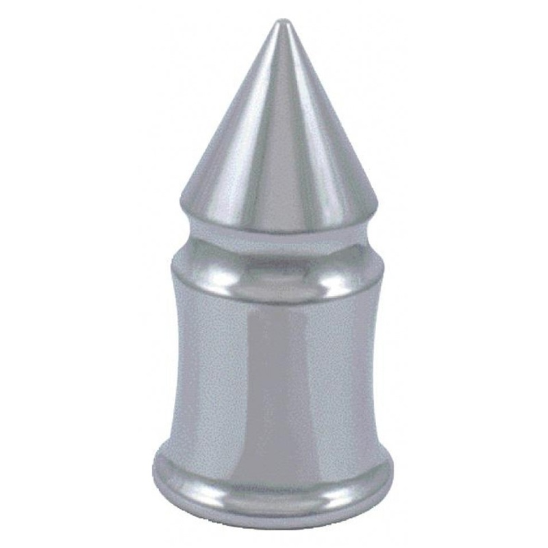 Tower 33mm chrome plastic thread-on lugnut cover