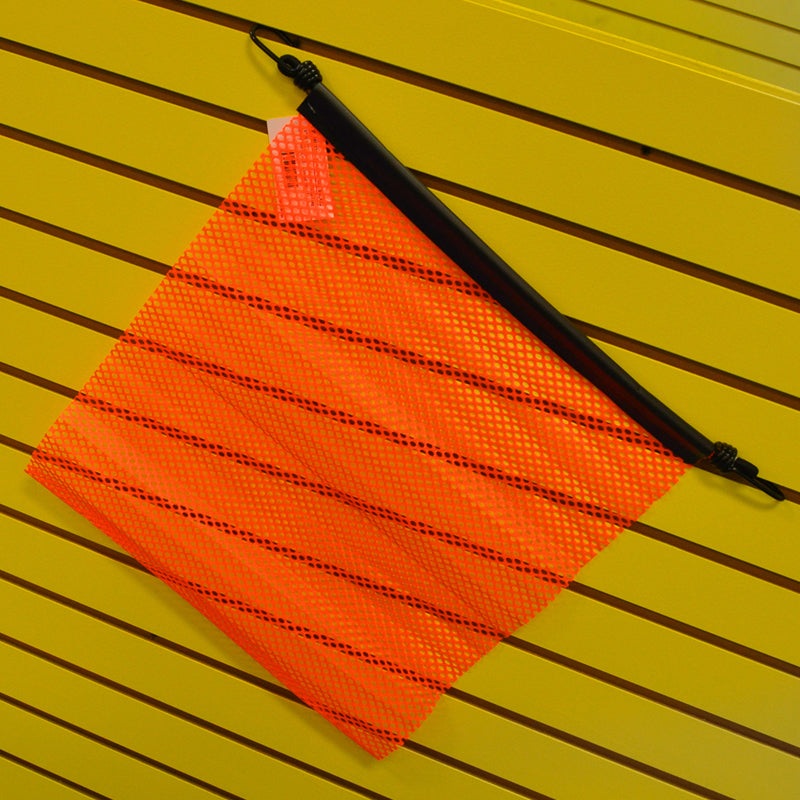 18 orange oversize load flag w/EZ hook