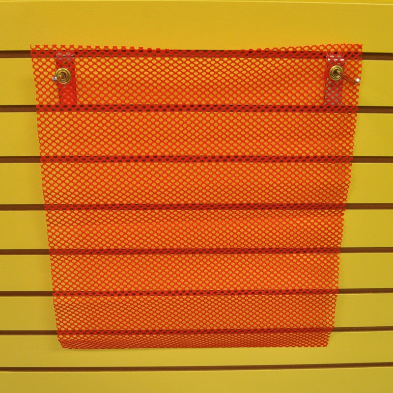 18 red dual grommet mount oversize warning flag