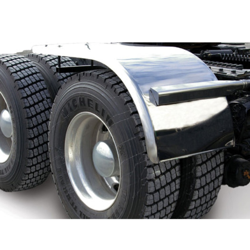 60 stainless steel half fender for semi trucks – PAIR