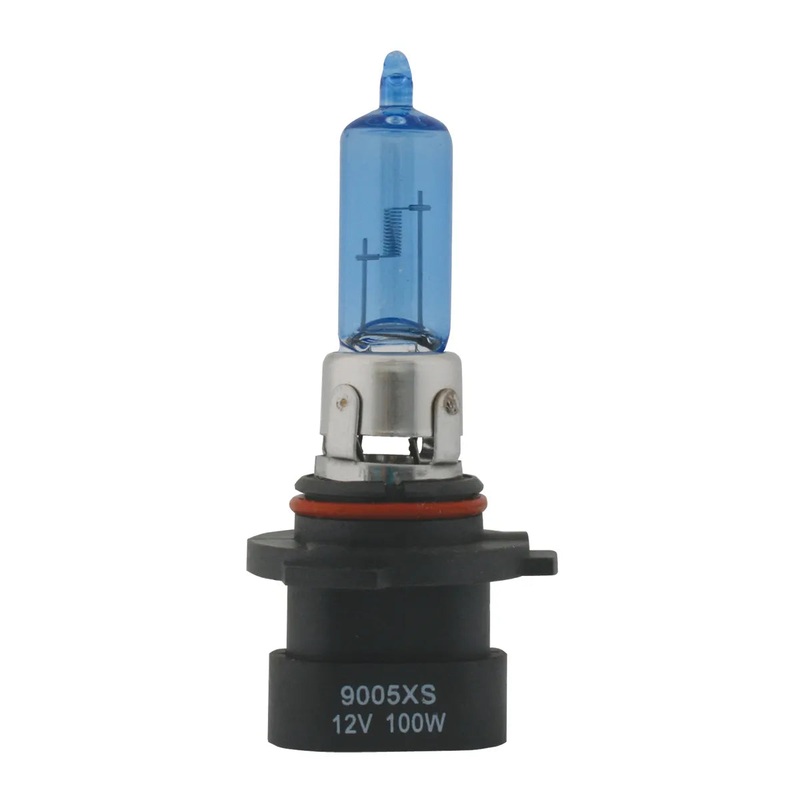 #9005xs halogen headlight bulb – PAIR, Icy Blue – 100 watt