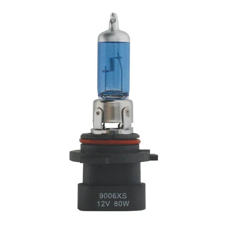 #9006xs halogen headlight bulb – PAIR, Icy Blue – 55 watt