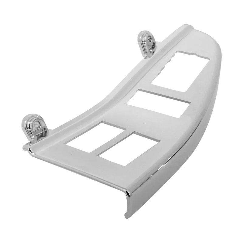 Freightliner Century/Columbia chrome plastic door switch panel – Driver’s Side, 4 Switch Holes