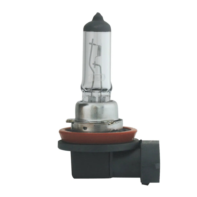 #H11 halogen headlight bulb – PAIR, Clear – 100 watts