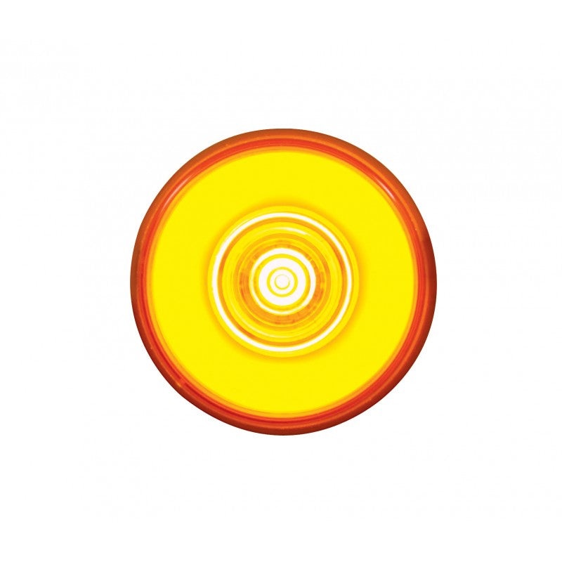 Halo Amber 2 round 6 diode LED marker light